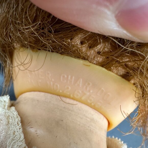 Vintage 1950s American Character Doll Weeping Sleepy Eyes Little Red Riding Hood - Picture 4 of 12